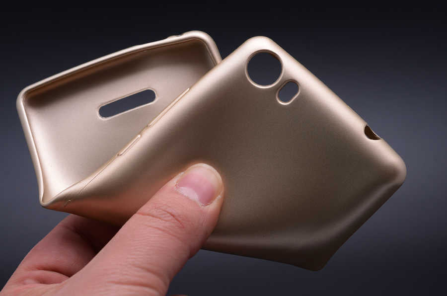 Casper Via M1 Kılıf Zore Premier Silikon Kapak Rose Gold