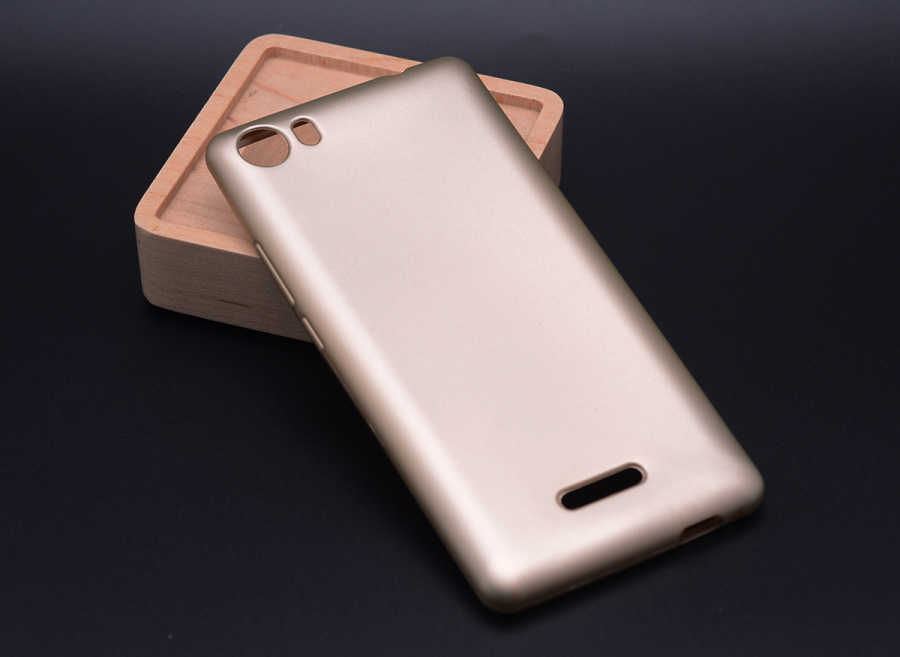 Casper Via M1 Kılıf Zore Premier Silikon Kapak Gold