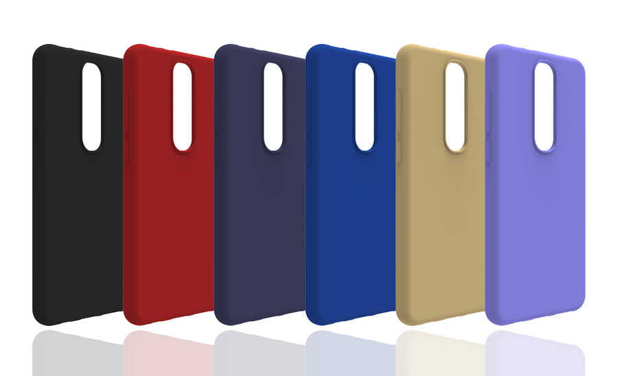 Casper Via P3 Kılıf Zore Biye Silikon Siyah