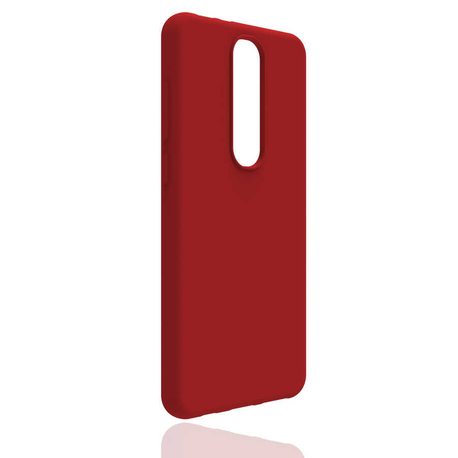 Casper Via P3 Kılıf Zore Biye Silikon Kırmızı