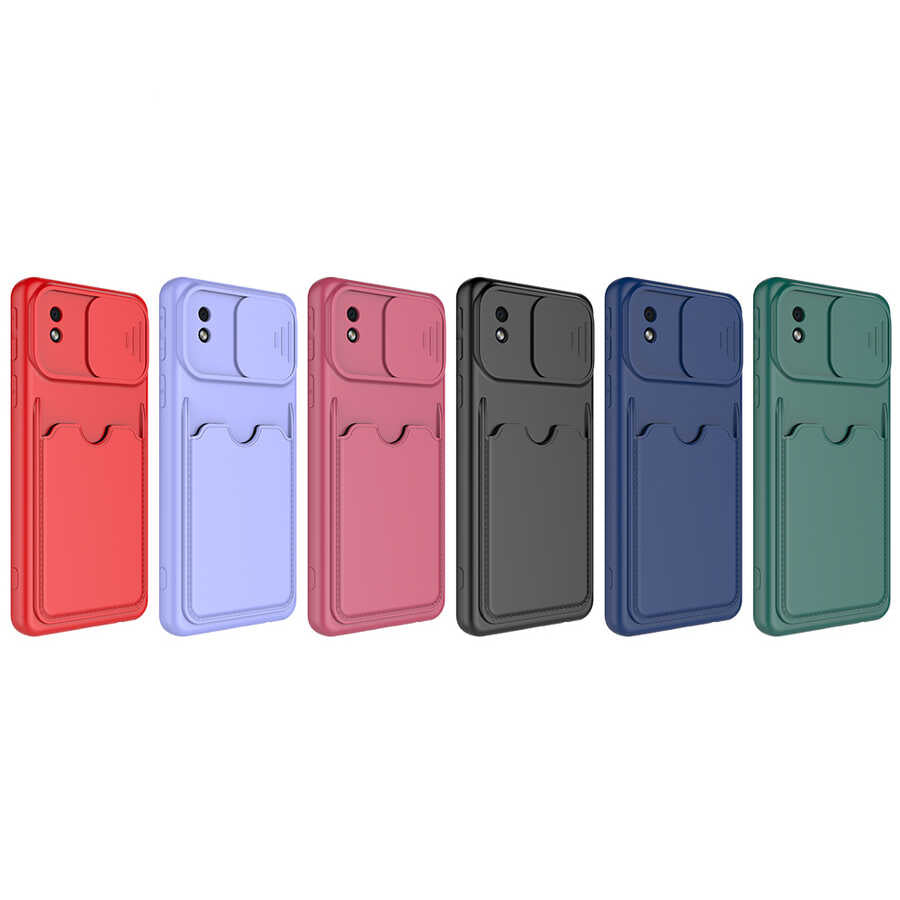 Galaxy A01 Core Kılıf Zore Kartix Kapak Lacivert