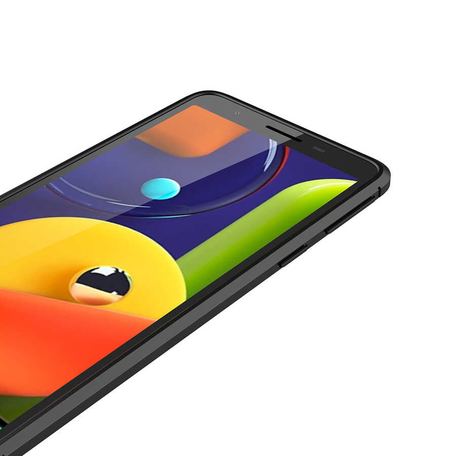 Galaxy A01 Core Kılıf Zore Niss Silikon Kapak Siyah