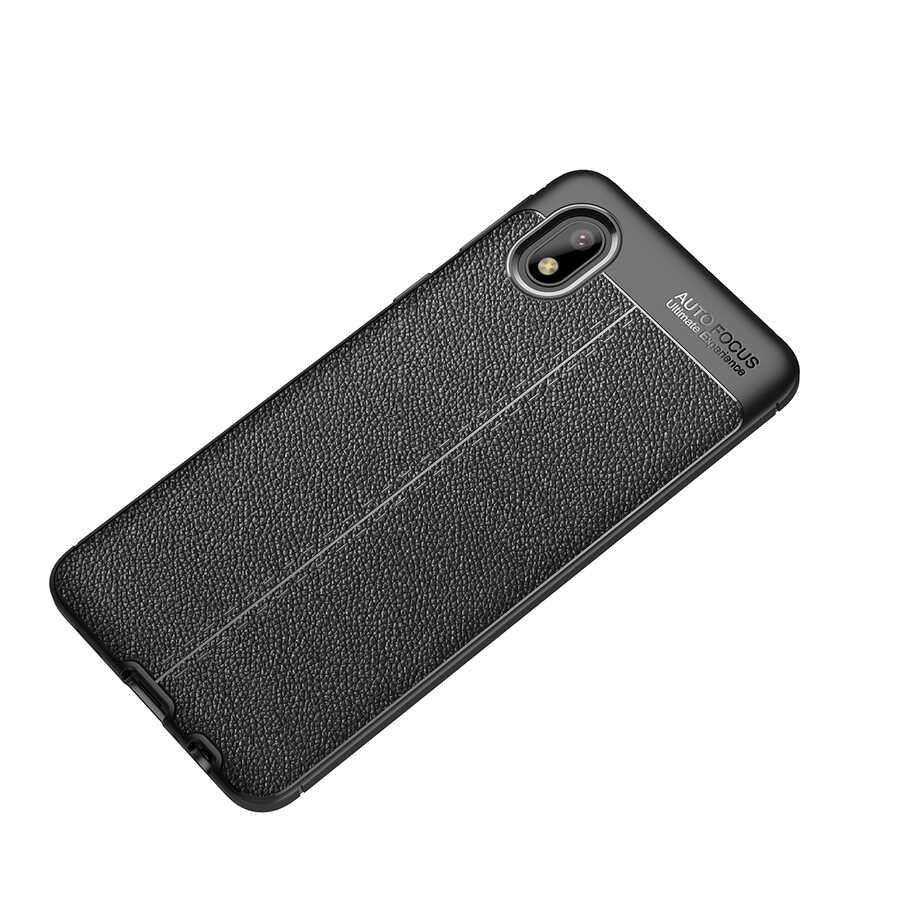 Galaxy A01 Core Kılıf Zore Niss Silikon Kapak Siyah