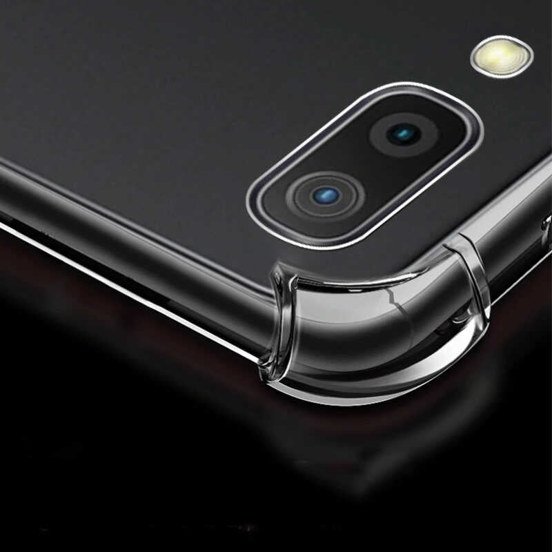 Galaxy A01 Kılıf Zore Nitro Anti Shock Silikon Renksiz