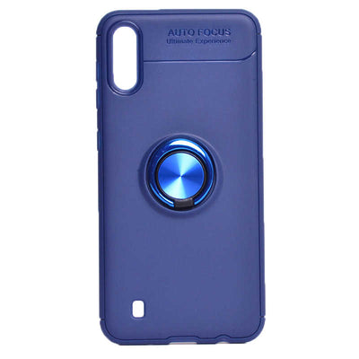 Galaxy A01 Kılıf Zore Ravel Silikon Kapak Mavi