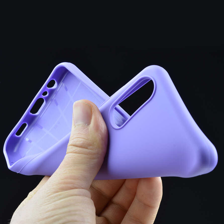 Galaxy A02 Kılıf Zore Biye Silikon Kırmızı