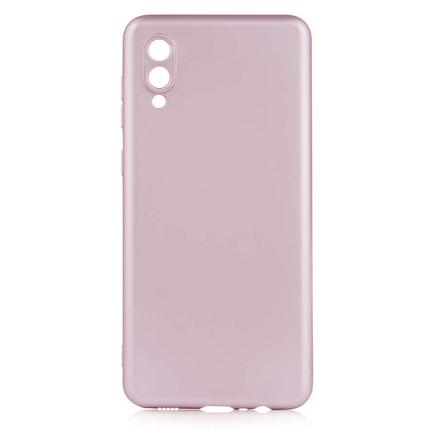 Galaxy A02 Kılıf Zore Premier Silikon Kapak Rose Gold