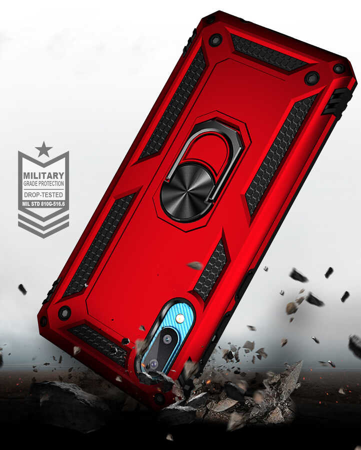 Galaxy A02 Kılıf Zore Vega Kapak Mavi