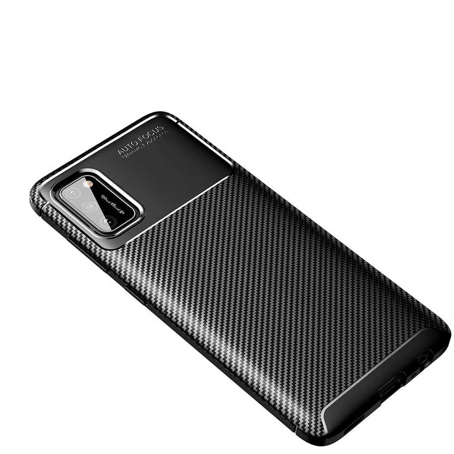 Galaxy A02S Kılıf Zore Negro Silikon Kapak Siyah