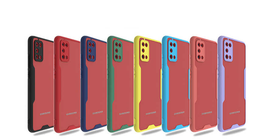 Galaxy A02S Kılıf Zore Parfe Kapak Lacivert