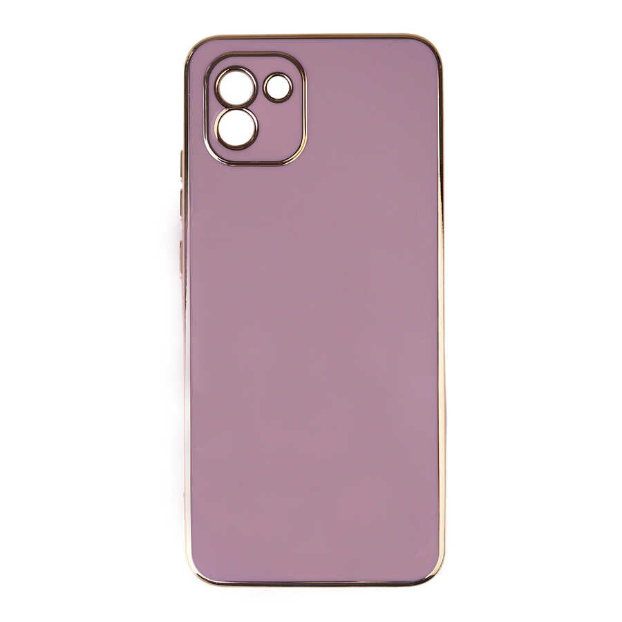 Galaxy A03 Kılıf Zore Bark Kapak Rose Gold