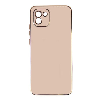 Galaxy A03 Kılıf Zore Bark Kapak Rose Gold