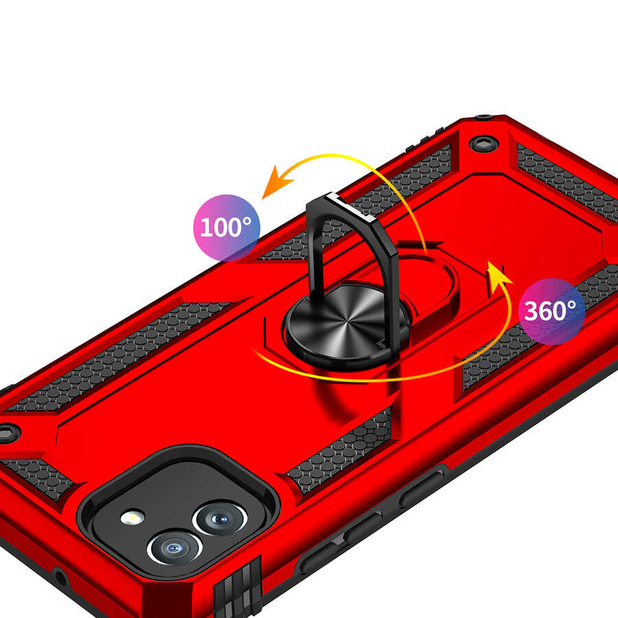 Galaxy A03 Kılıf Zore Vega Kapak Gri