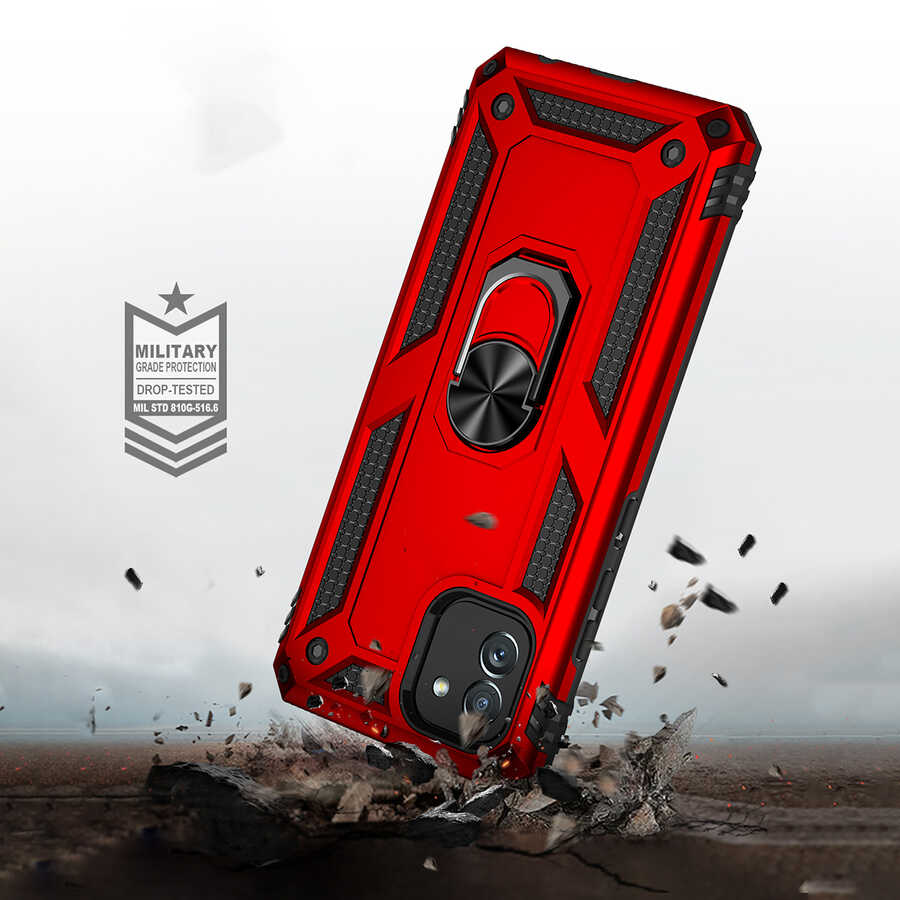 Galaxy A03 Kılıf Zore Vega Kapak Siyah