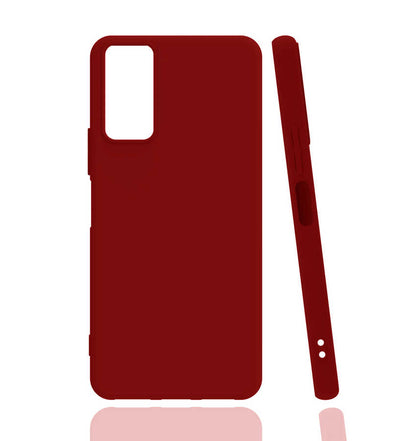 Galaxy A03S Kılıf Zore Biye Silikon Kırmızı