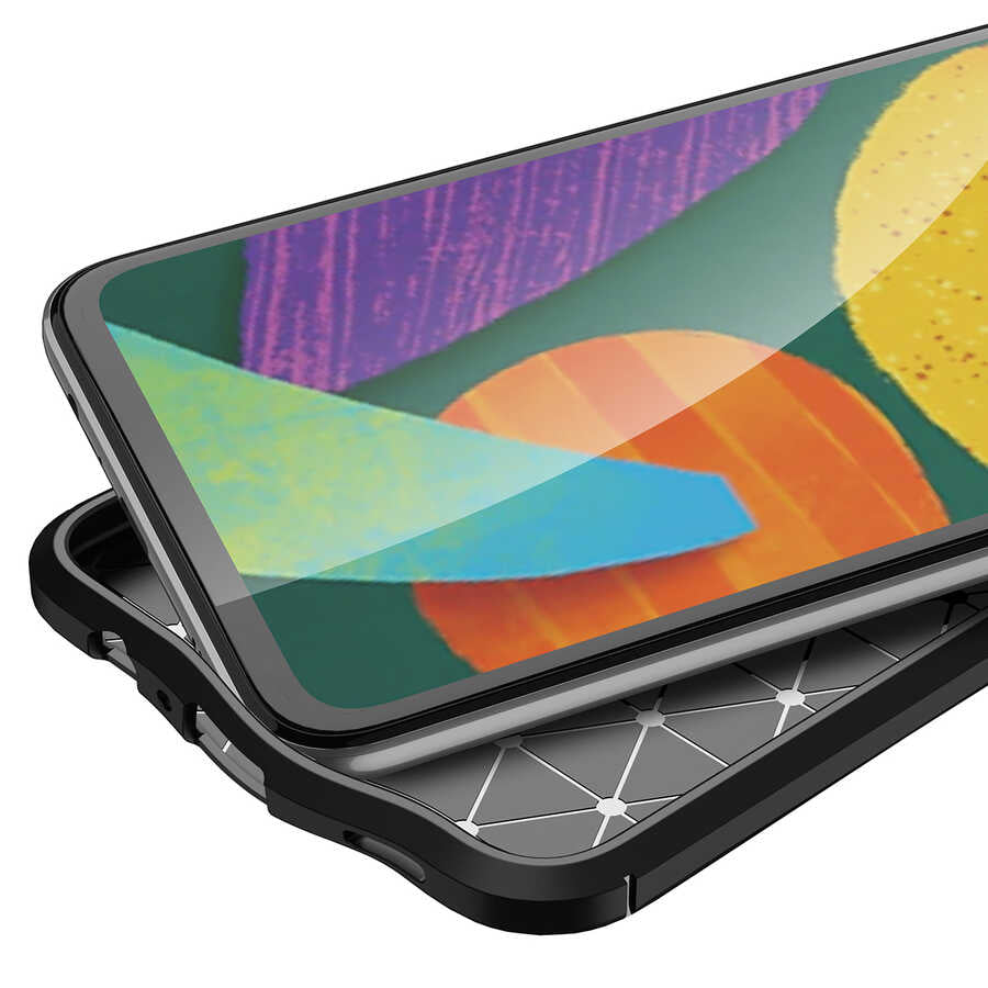 Galaxy A03S Kılıf Zore Niss Silikon Kapak Lacivert