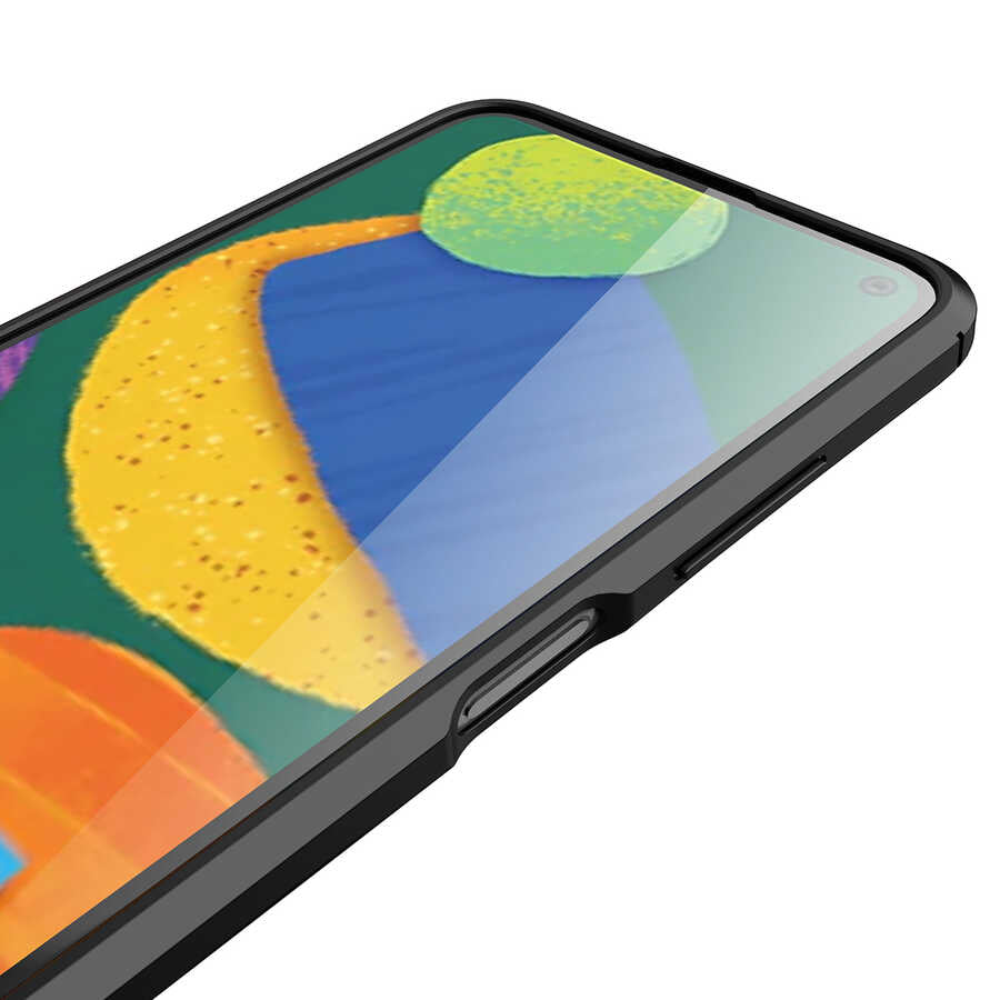 Galaxy A03S Kılıf Zore Niss Silikon Kapak Siyah