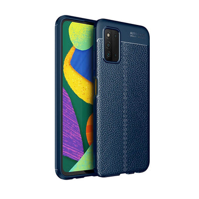 Galaxy A03S Kılıf Zore Niss Silikon Kapak Lacivert