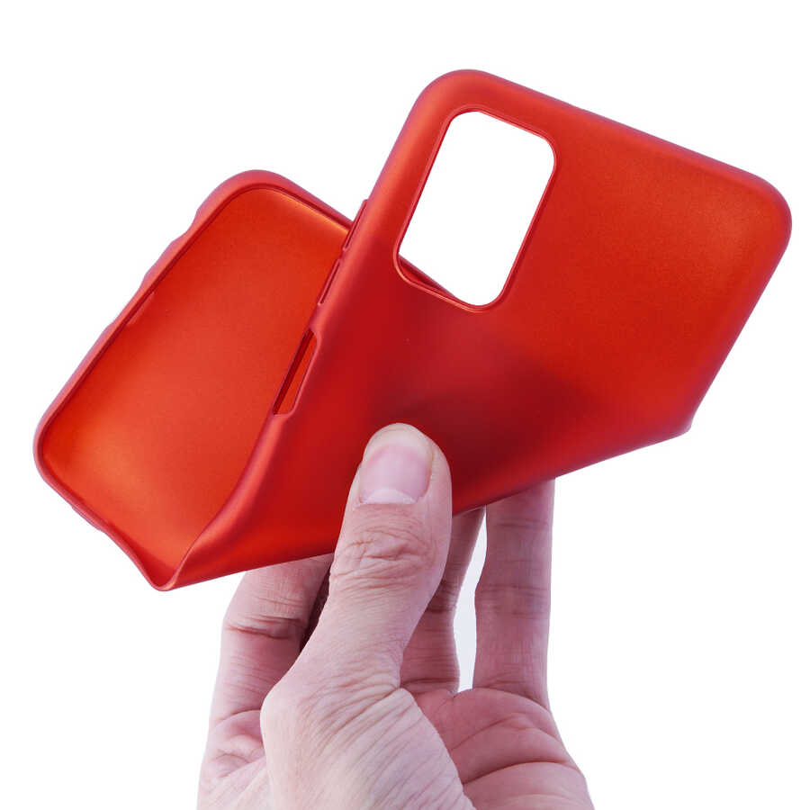 Galaxy A03S Kılıf Zore Premier Silikon Kapak Rose Gold