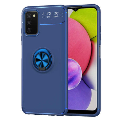 Galaxy A03s Kılıf Zore Ravel Silikon Kapak Mavi
