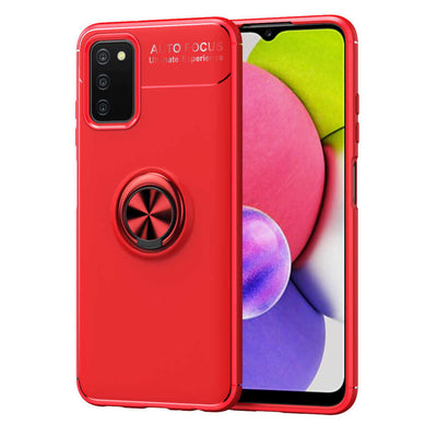 Galaxy A03s Kılıf Zore Ravel Silikon Kapak Kırmızı