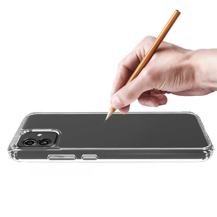 Galaxy A04 Kılıf Zore 2mm Anti Shock Silikon Renksiz