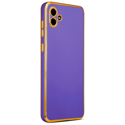 Galaxy A04 Kılıf Zore Bark Kapak Derin Mor