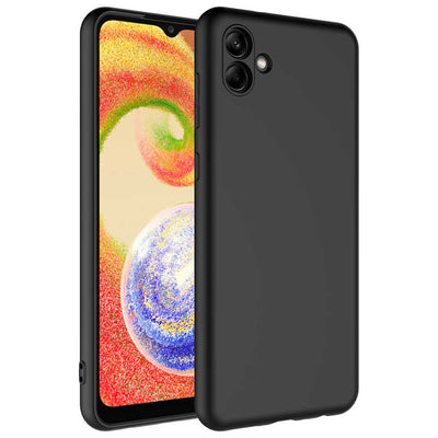 Galaxy A04 Kılıf Zore Mara Lansman Kapak Siyah