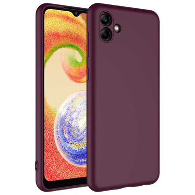 Galaxy A04 Kılıf Zore Mara Lansman Kapak Koyu Mor