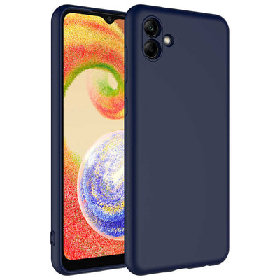 Galaxy A04 Kılıf Zore Mara Lansman Kapak Lacivert