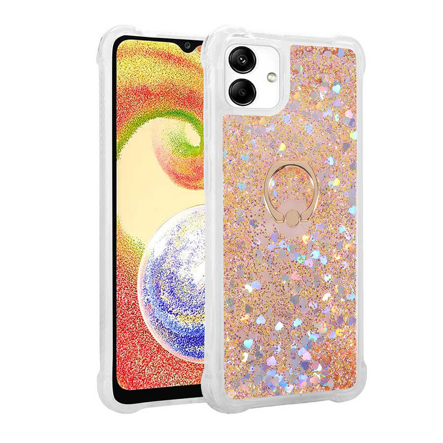 Galaxy A04 Kılıf Zore Milce Kapak Gold
