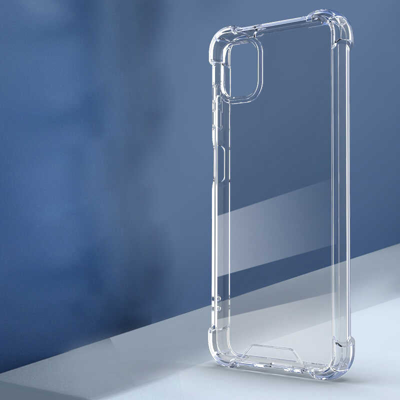 Galaxy A04 Kılıf Zore Nitro Anti Shock Silikon Renksiz