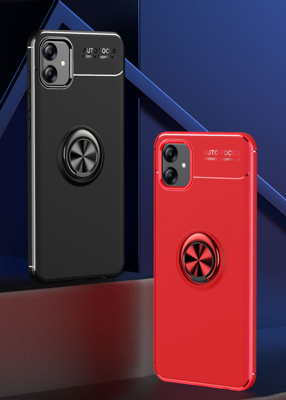 Galaxy A04E Kılıf Zore Ravel Silikon Kapak Mavi