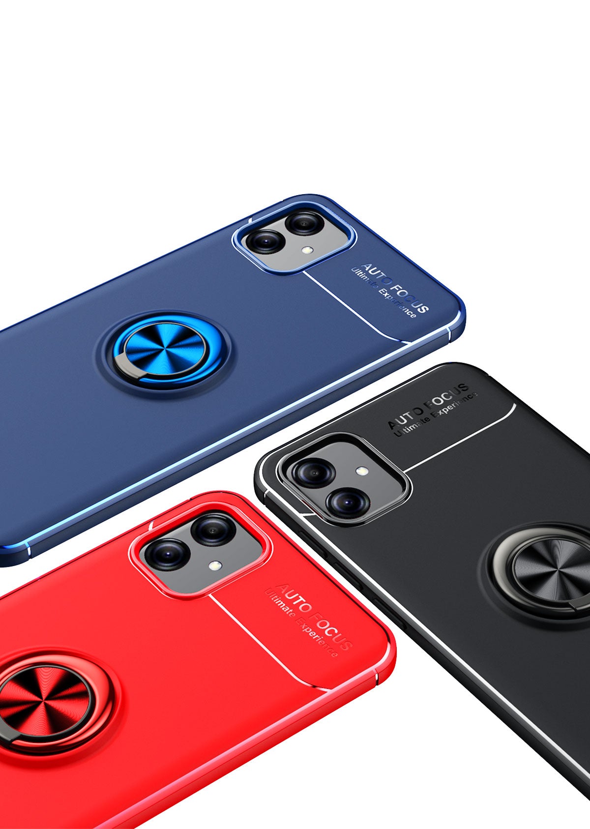 Galaxy A04E Kılıf Zore Ravel Silikon Kapak Mavi