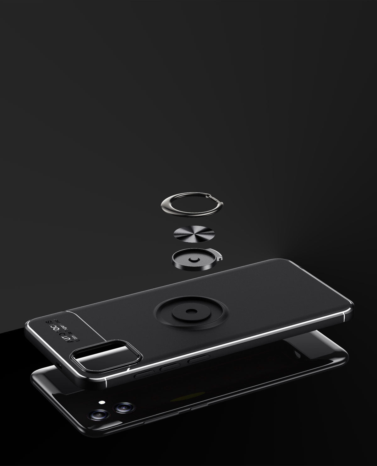 Galaxy A04E Kılıf Zore Ravel Silikon Kapak Siyah