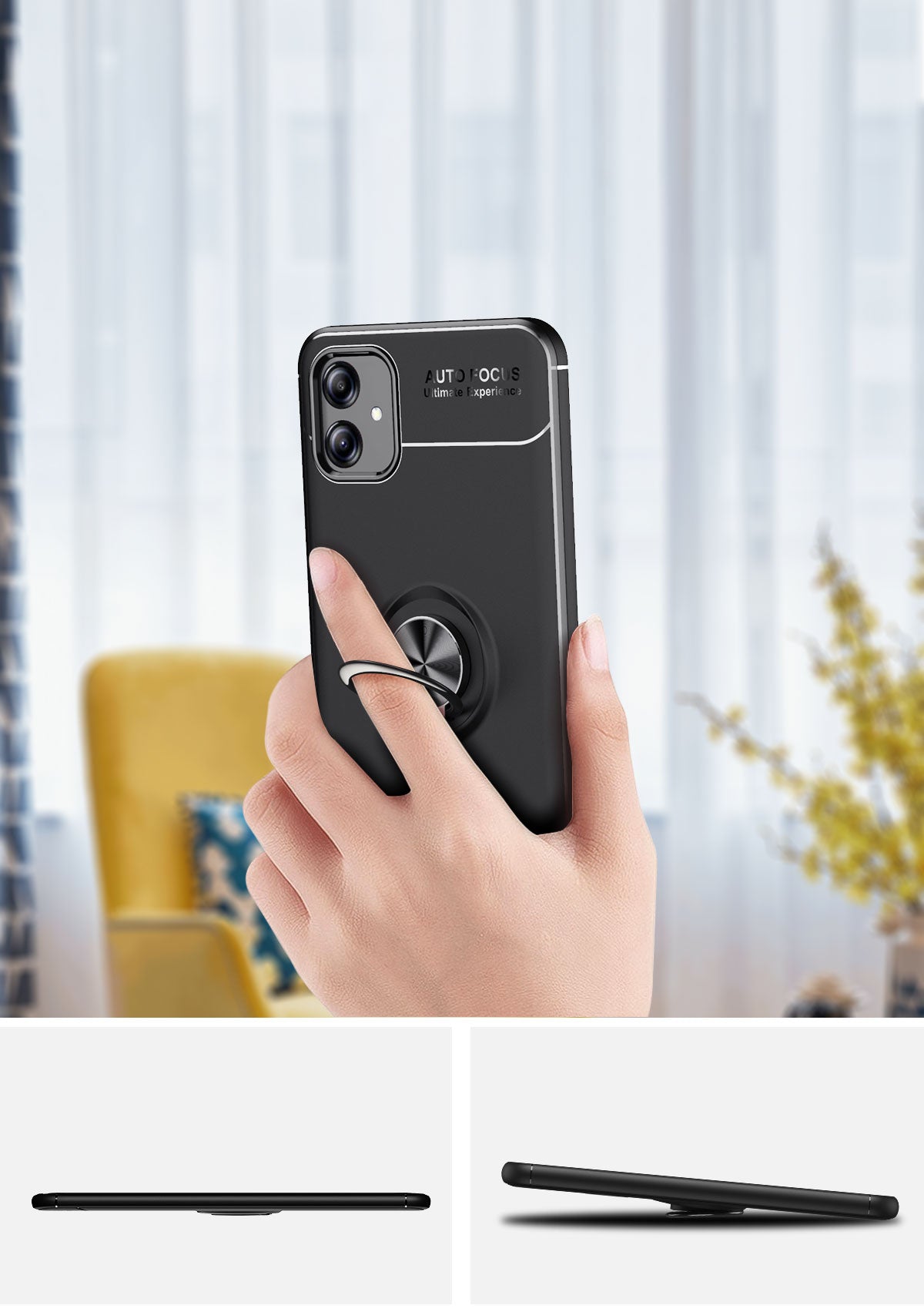 Galaxy A04E Kılıf Zore Ravel Silikon Kapak Mavi