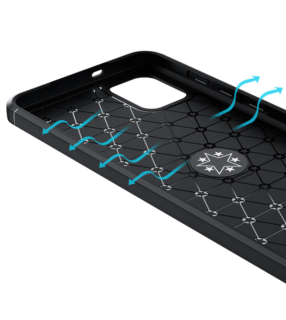 Galaxy A04E Kılıf Zore Ravel Silikon Kapak Mavi