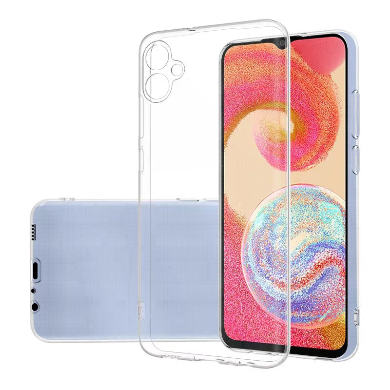 Galaxy A04E Kılıf Zore Süper Silikon Kapak Renksiz