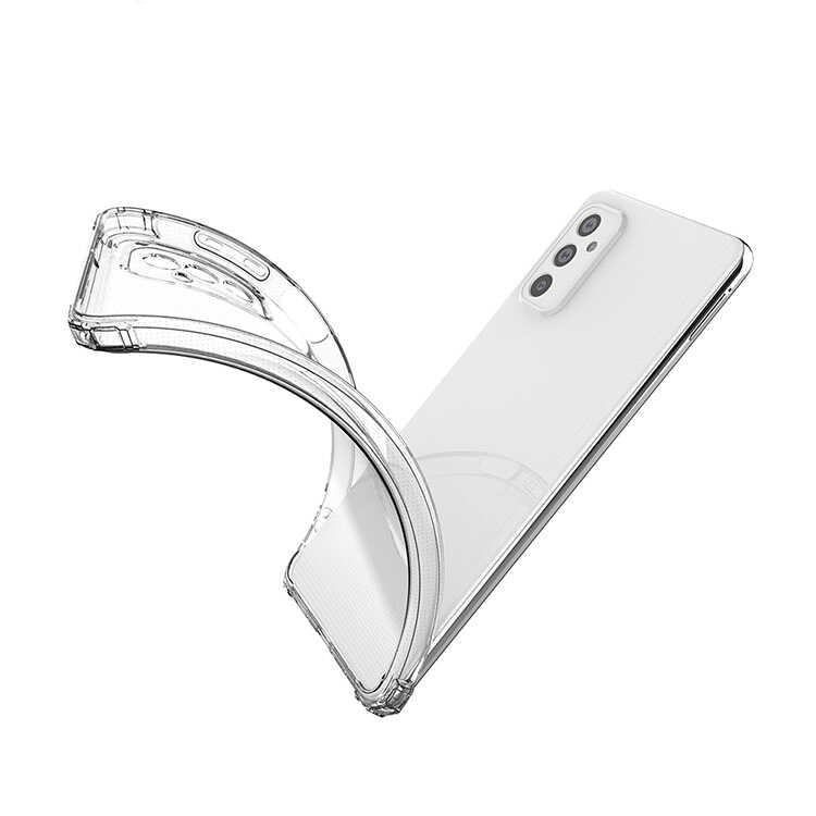 Galaxy A04S Kılıf Zore 2mm Anti Shock Silikon Renksiz