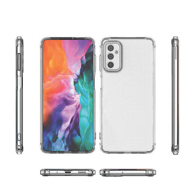 Galaxy A04S Kılıf Zore 2mm Anti Shock Silikon Renksiz