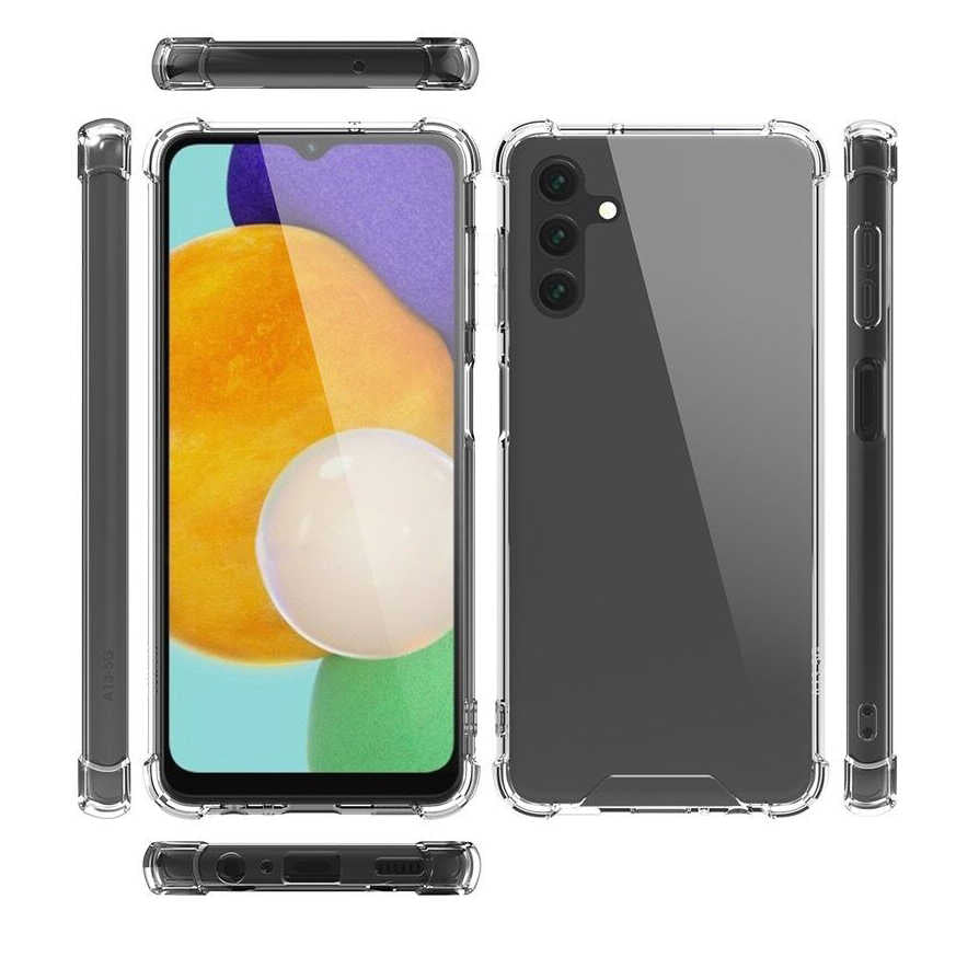 Galaxy A04S Kılıf Zore Nitro Anti Shock Silikon Renksiz
