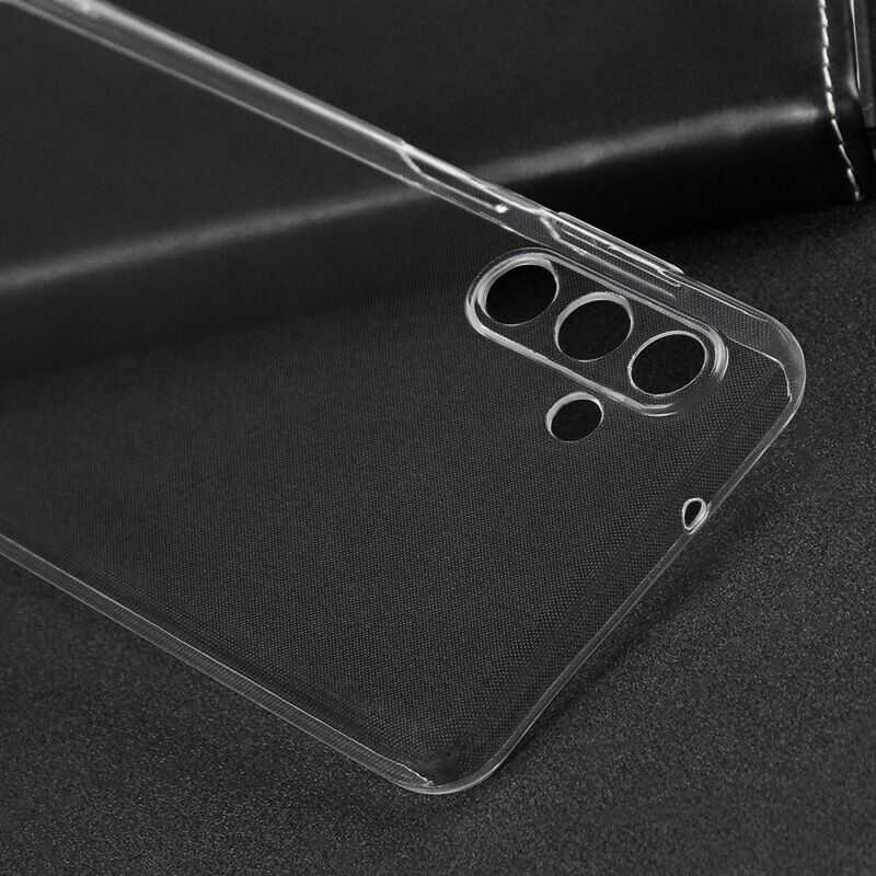Galaxy A04S Kılıf Zore Süper Silikon Kapak Renksiz
