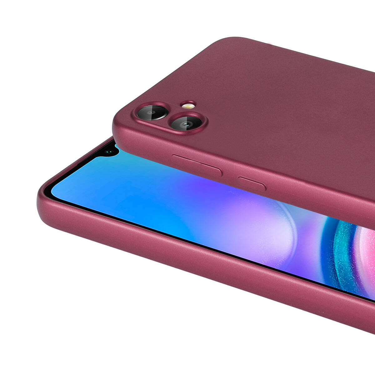Galaxy A05 Case Zore Premier Silicone Cover Red