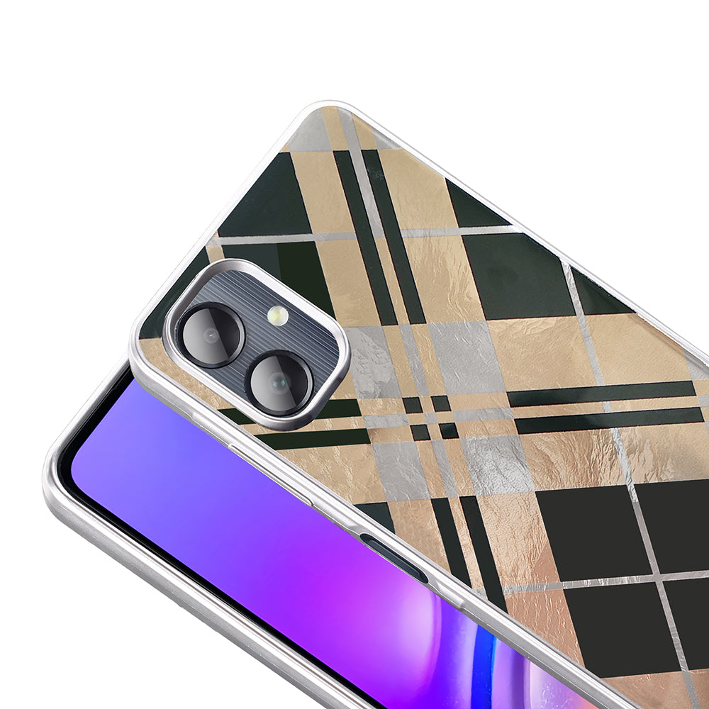 Galaxy A06 Kılıf Desenli Zore Mep Kapak İncili Fiyonk