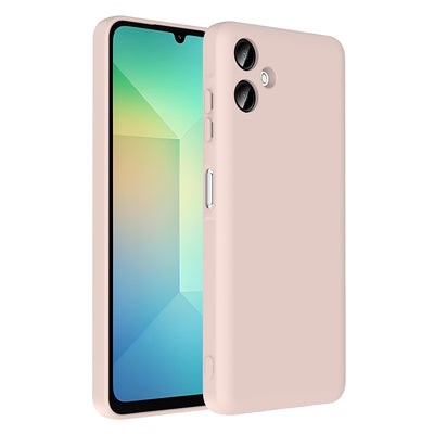 Galaxy A06 Kılıf Kamera Korumalı Kartlık Hazneli Zore Vitra Kapak Pembe