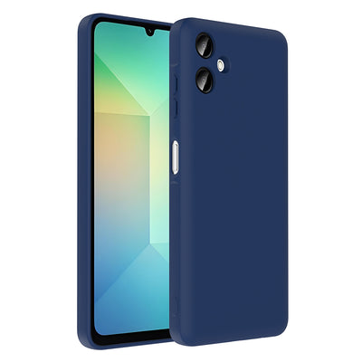 Galaxy A06 Kılıf Kamera Korumalı Kartlık Hazneli Zore Vitra Kapak Lacivert