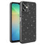 Galaxy A06 Kılıf Kamera Korumalı Simli Lüks Zore Koton Kapak Siyah