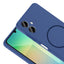 Galaxy A06 Kılıf M-safe Şarj Özellikli Zore Meta Kapak Kahverengi