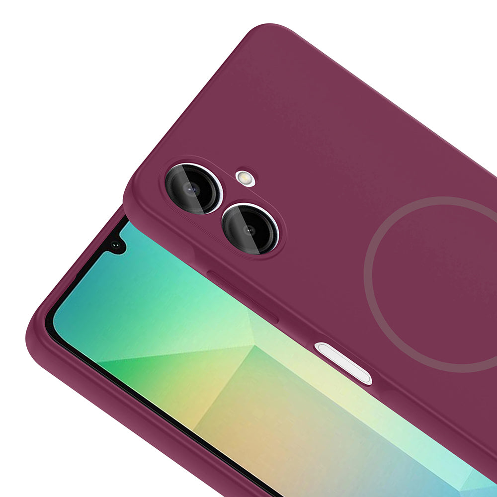Galaxy A06 Kılıf M-safe Şarj Özellikli Zore Meta Kapak Siyah