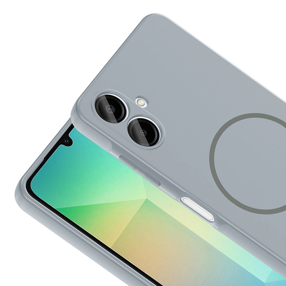 Galaxy A06 Kılıf M-safe Şarj Özellikli Zore Meta Kapak Turuncu